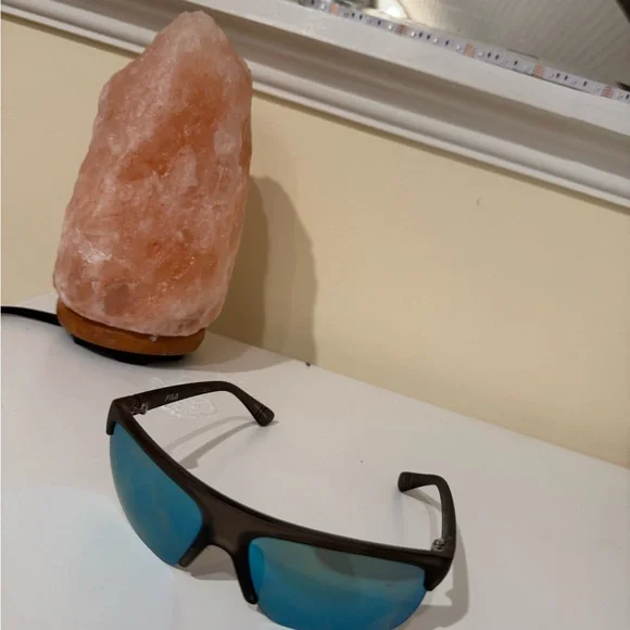 Men's FILA Sport Sunglasses with Blue Lenses